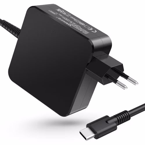 65W Chargeur USB C Ordinateur Portable pour ASUS, Lenovo Thinkpad Yoga, Huawei Matebook, Macbook Pro/Air, HP Chromebook, Acer Chromebook, Google, Samsung, Alimentation USB C
