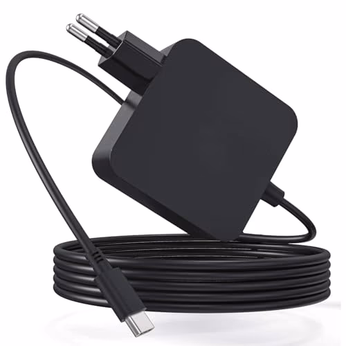 SCOVEE Chargeur USB C 65W,Chargeur Ordinateur USB C, Compatible Macbook Pro/Air,Lenovo thinkpad Yoga,Huawei matebook,HP Chromebook,ASUS Zenbook,Acer Chromebook,Match avec Dell Type C Adaptateur Rapide