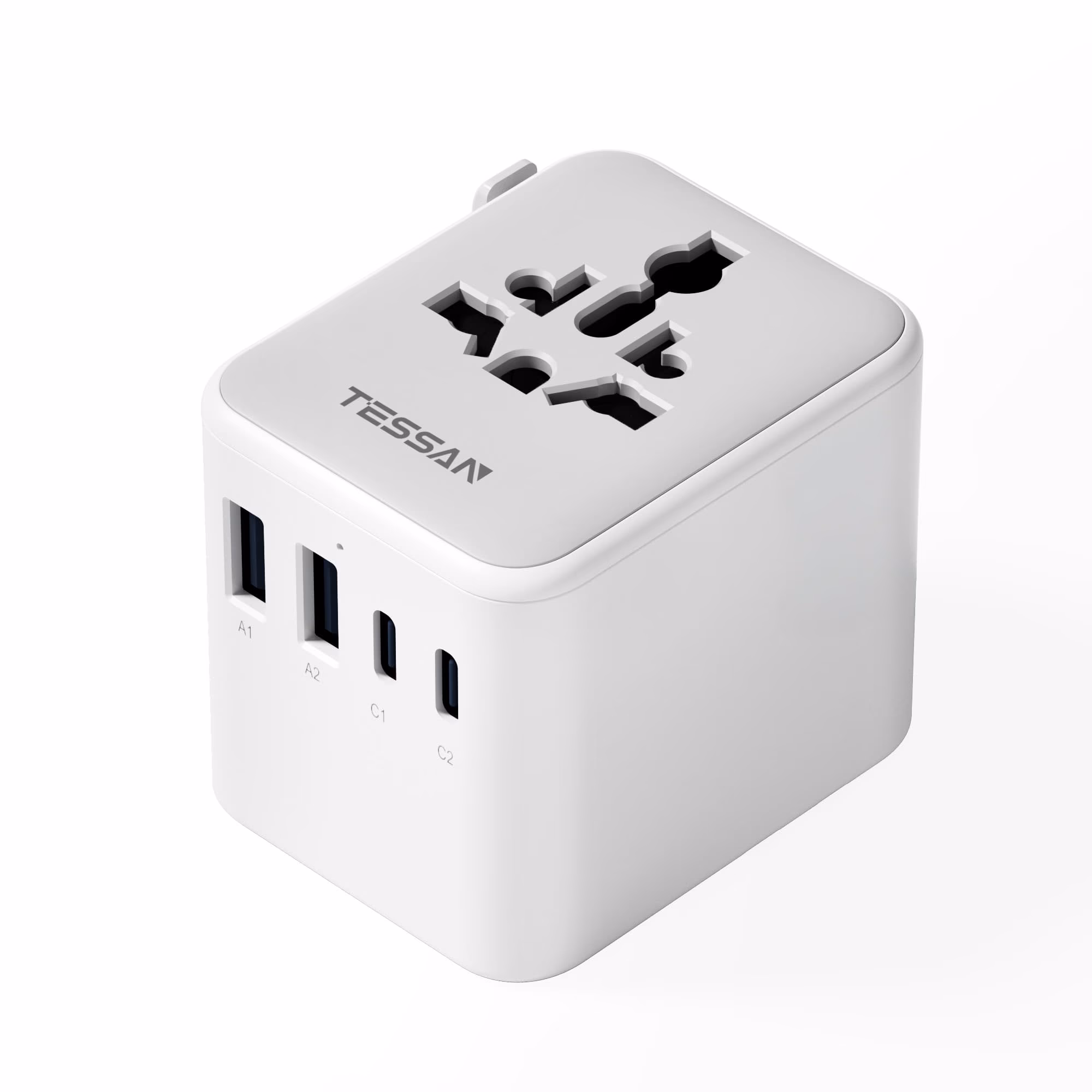 TESSAN adaptateur de prise universel